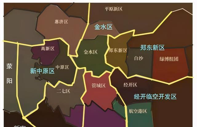 郑州市几个区
，郑州富士康有几个区？图1