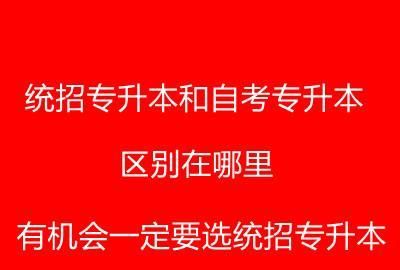 自考成教和统招的区别
，自考专科与统招的专科有什么实质上的区别？图1