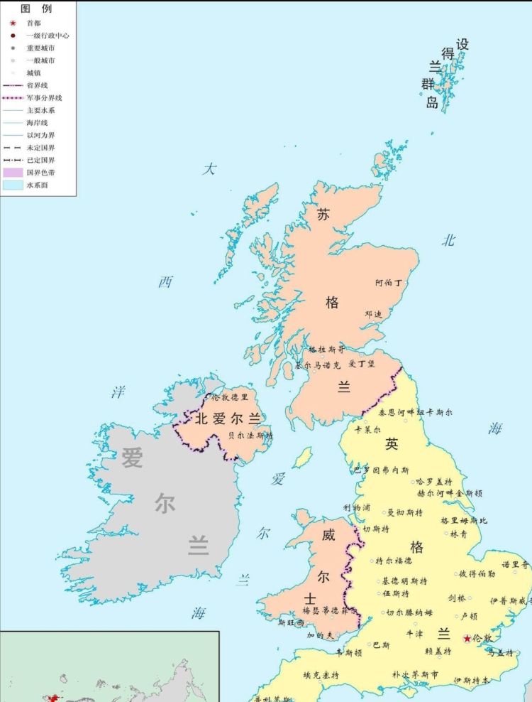 英国陆地边界与什么接壤
，英国唯一的陆地国界？图6